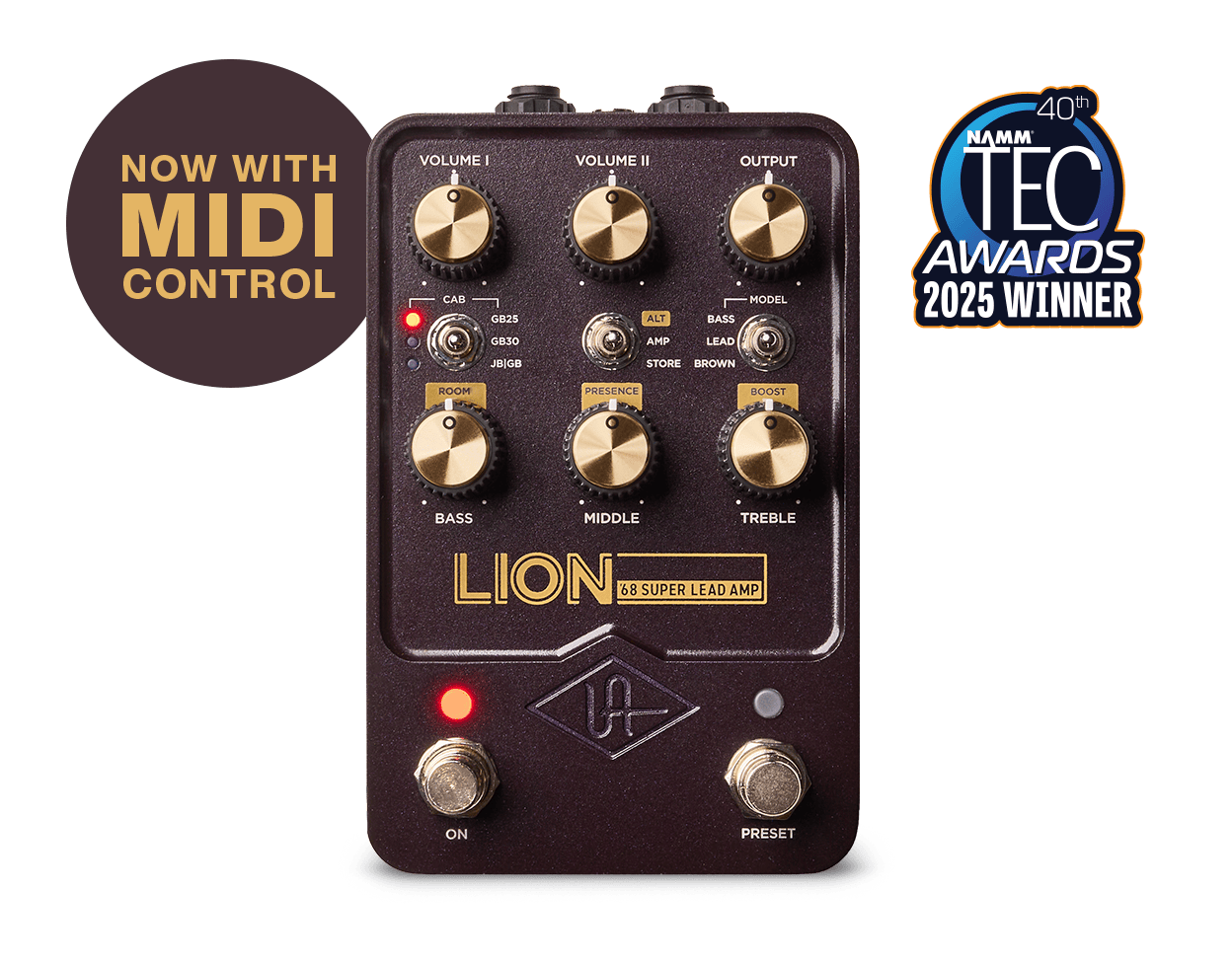 universal-audio-lion-68-super-lead-amp-uafx-pedal image 1
