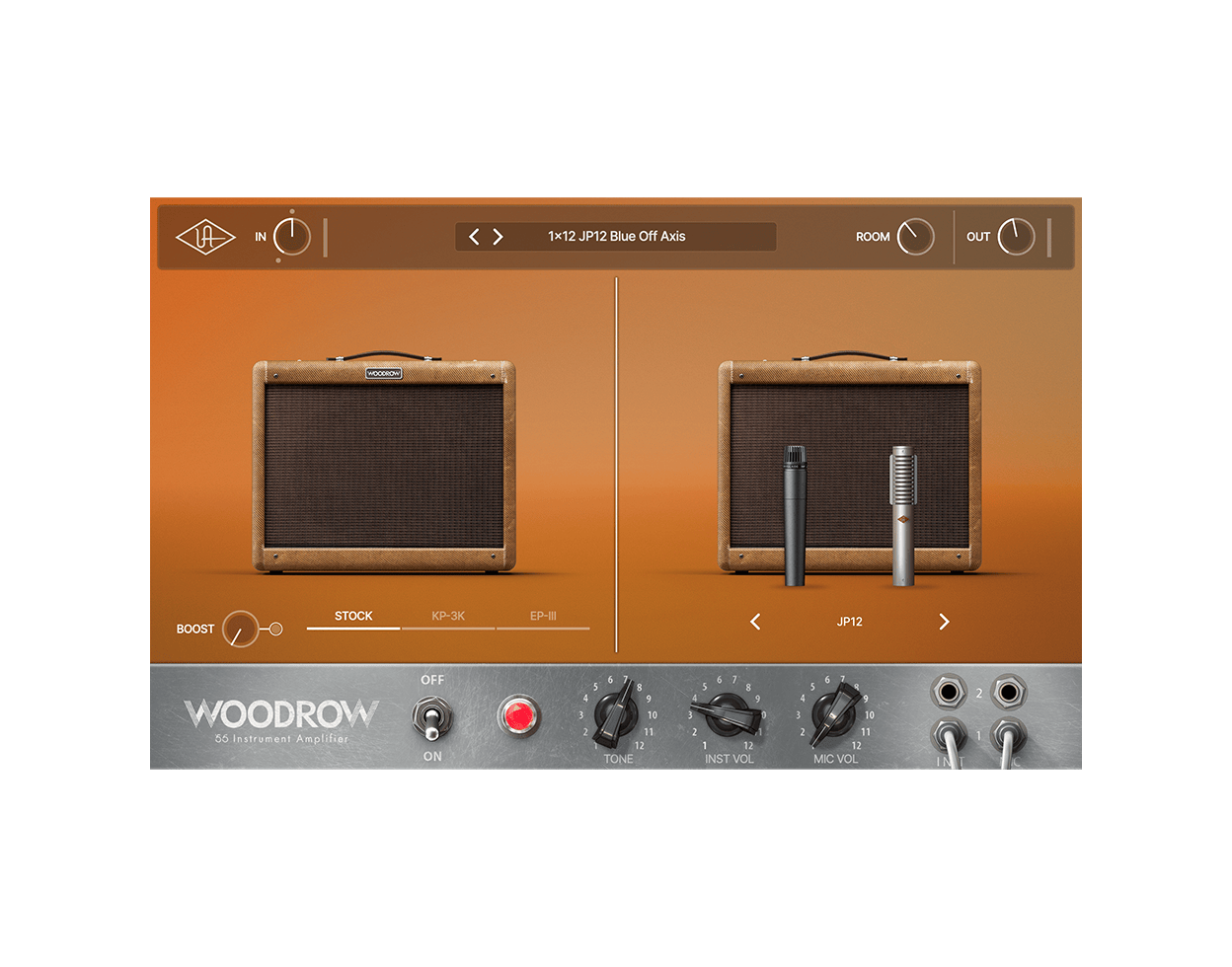 universal-audio-uad-woodrow-55-instrument-amplifier-tweed-amp-emulation-uad-plug image 1
