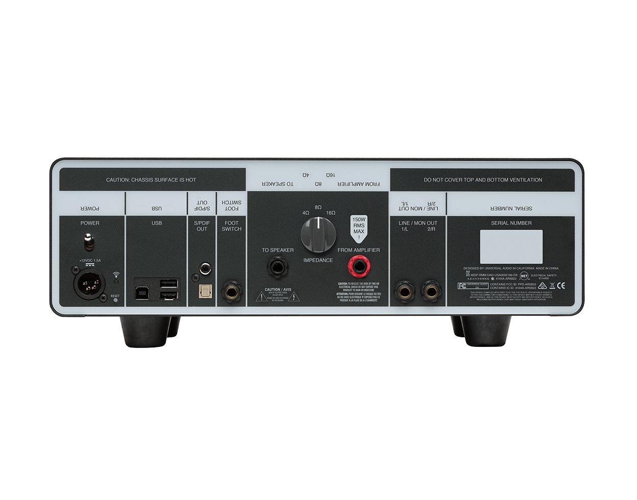 universal-audio-ox-amp-top-box-reaktive-loadbox-attenuator-cabinet-emulator image 2