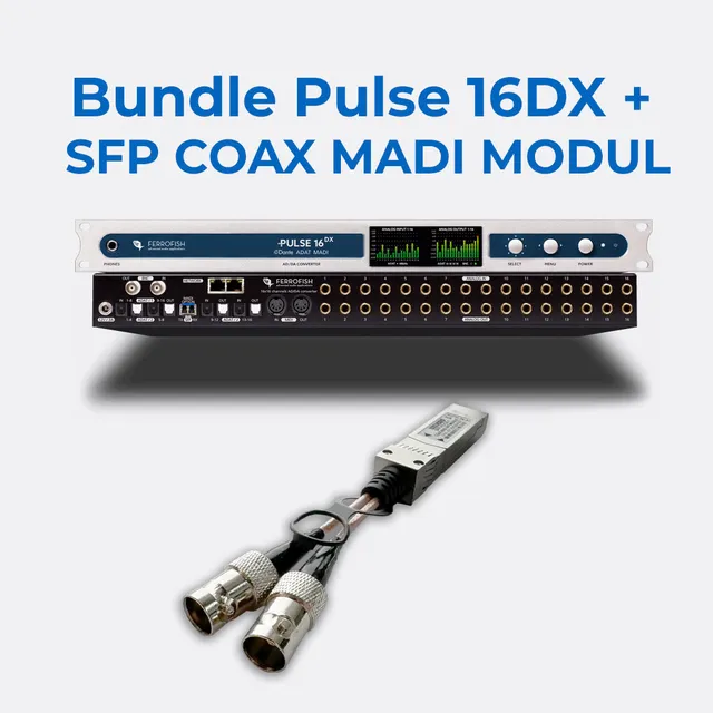 ferrofish-pulse16-dx-koaxiales-sfp-modul image 1