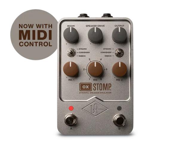 universal-audio-ox-stomp-dynamic-speaker-emulator-uafx-pedal image 1