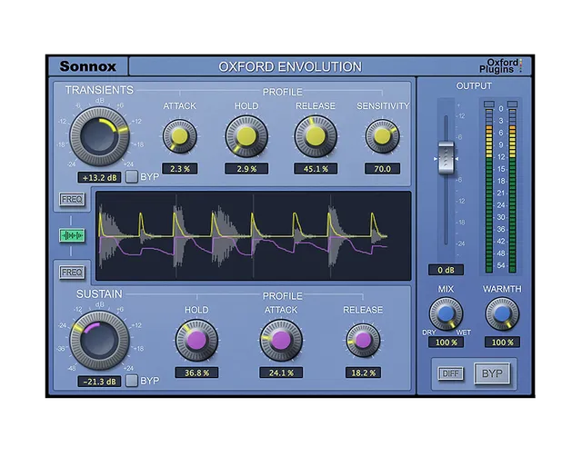 sonnox-oxford-envolution-uad-plug-in-f-r-transienten-und-sustain-bearbeitung image 1