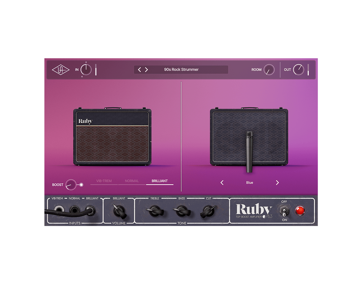 universal-audio-uad-ruby-63-top-boost-amplifier-uad-plug-in image 1