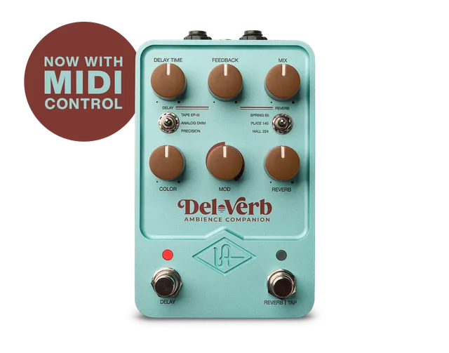 universal-audio-del-verb-ambience-companion-uafx-pedal image 1