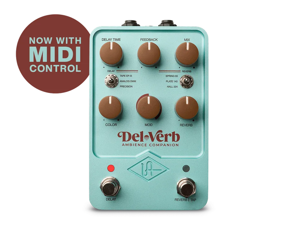 universal-audio-del-verb-ambience-companion-uafx-pedal image 1
