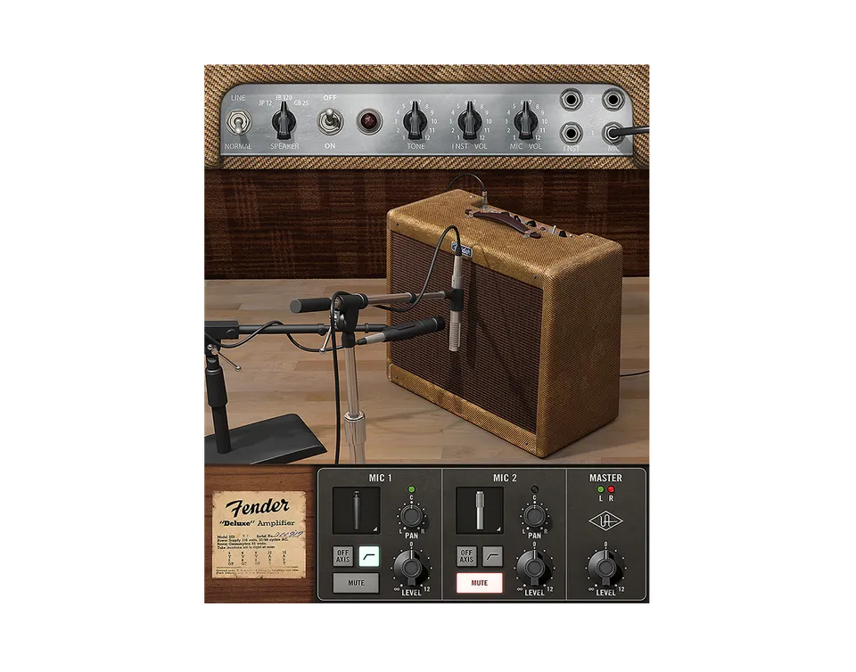 universal-audio-uad-fender-55-tweed-deluxe-authentische-tweed-amp-emulation-mit- image 1
