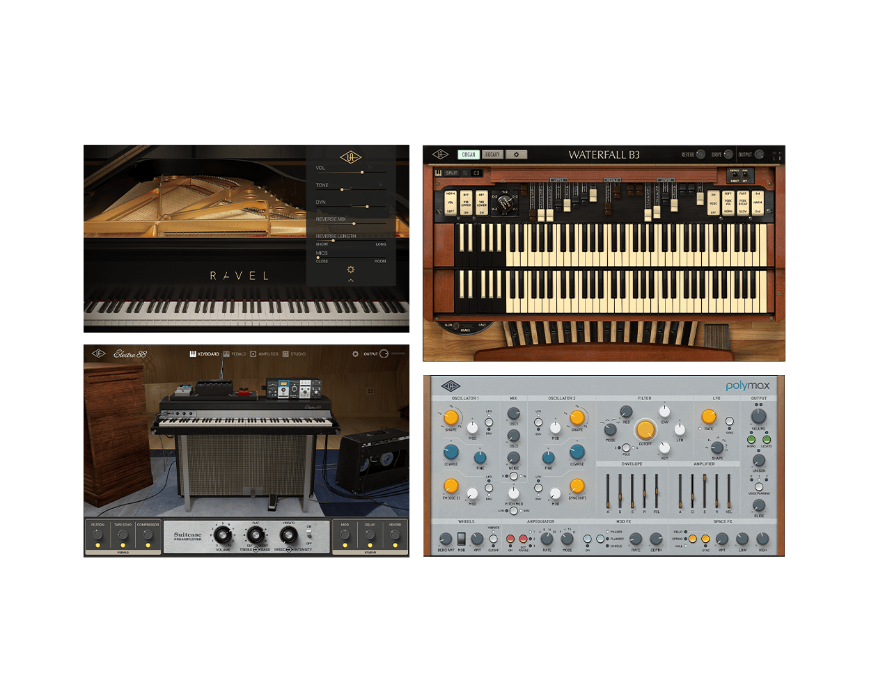 universal-audio-uad-classic-keys-and-synths-bundle-ravel-electra-88-waterfall-b3 image 1
