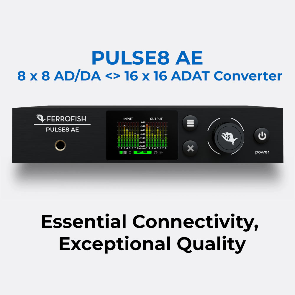ferrofish-pulse8-ae-8-8-ad-da-wandler-mit-adat-bis-192-khz image 1