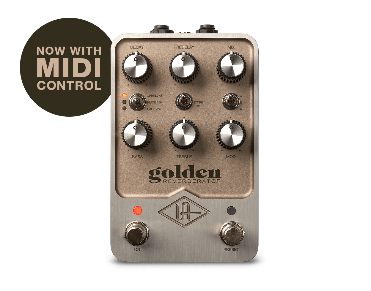 universal-audio-uafx-golden-reverberator-reverb-pedal-mit-spring-plate-und-digit image 1