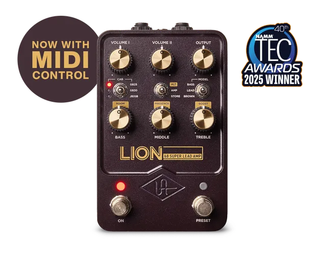 universal-audio-lion-68-super-lead-amp-uafx-pedal image 1