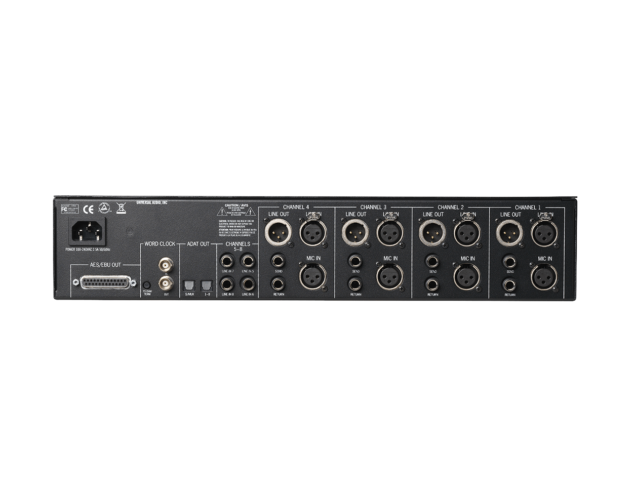 universal-audio-4-710d-four-channel-tone-blending-mic-preamp-w-dynamics-analoger image 2