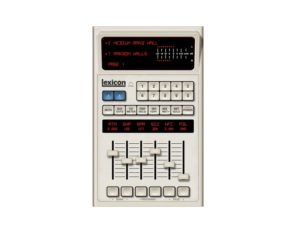 lexicon-480l-digital-reverb-and-effects-uad-plug-in-f-r-authentischen-hall-und-e image 1
