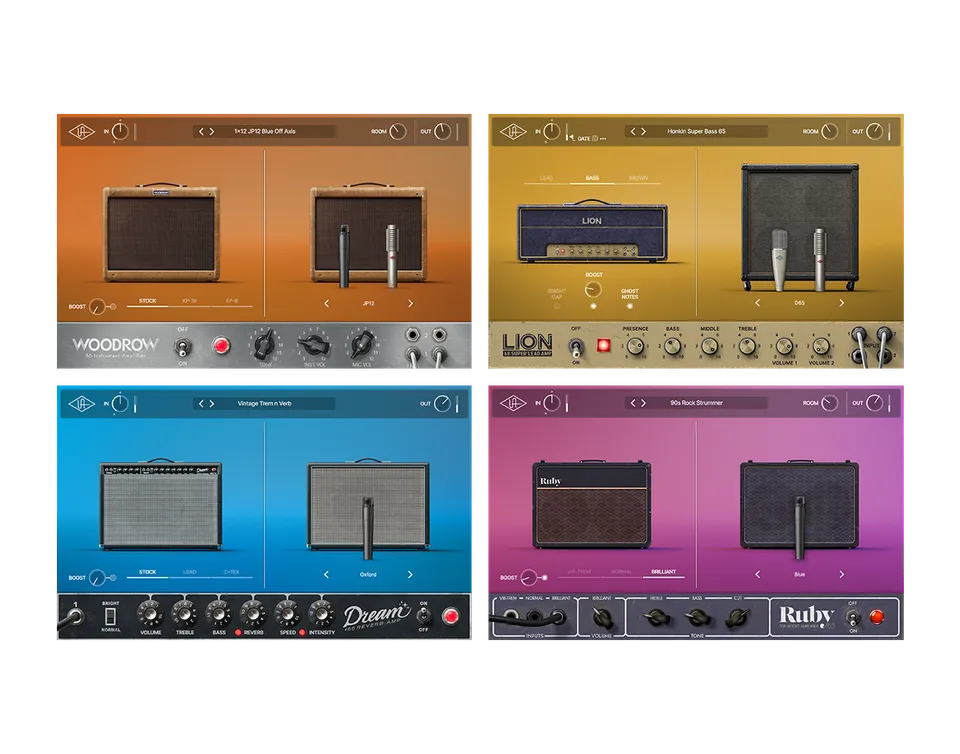 universal-audio-uad-guitar-amp-bundle-uad-plug-in-bundle image 1