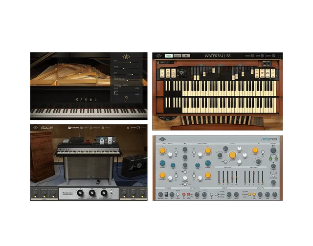 universal-audio-uad-classic-keys-and-synths-bundle-ravel-electra-88-waterfall-b3 image 1