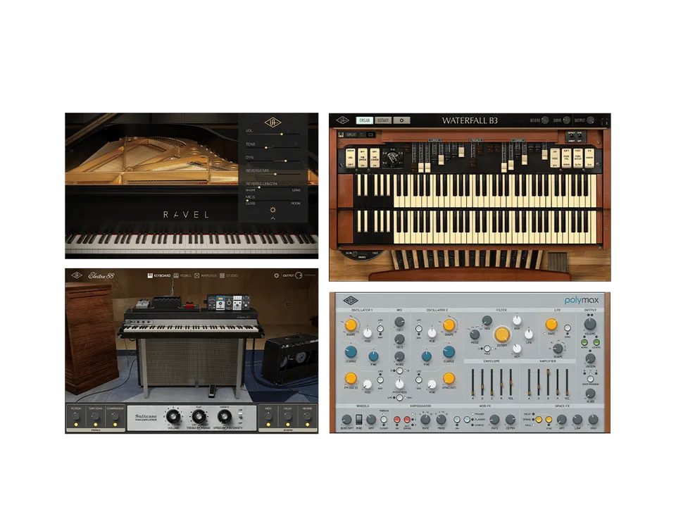 universal-audio-uad-classic-keys-and-synths-bundle-ravel-electra-88-waterfall-b3 image 1