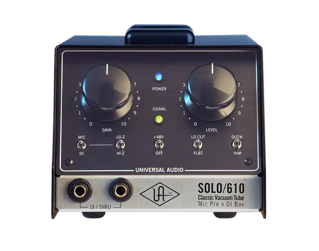 universal-audio-solo-610-classic-tube-preamplifier-di-box image 1