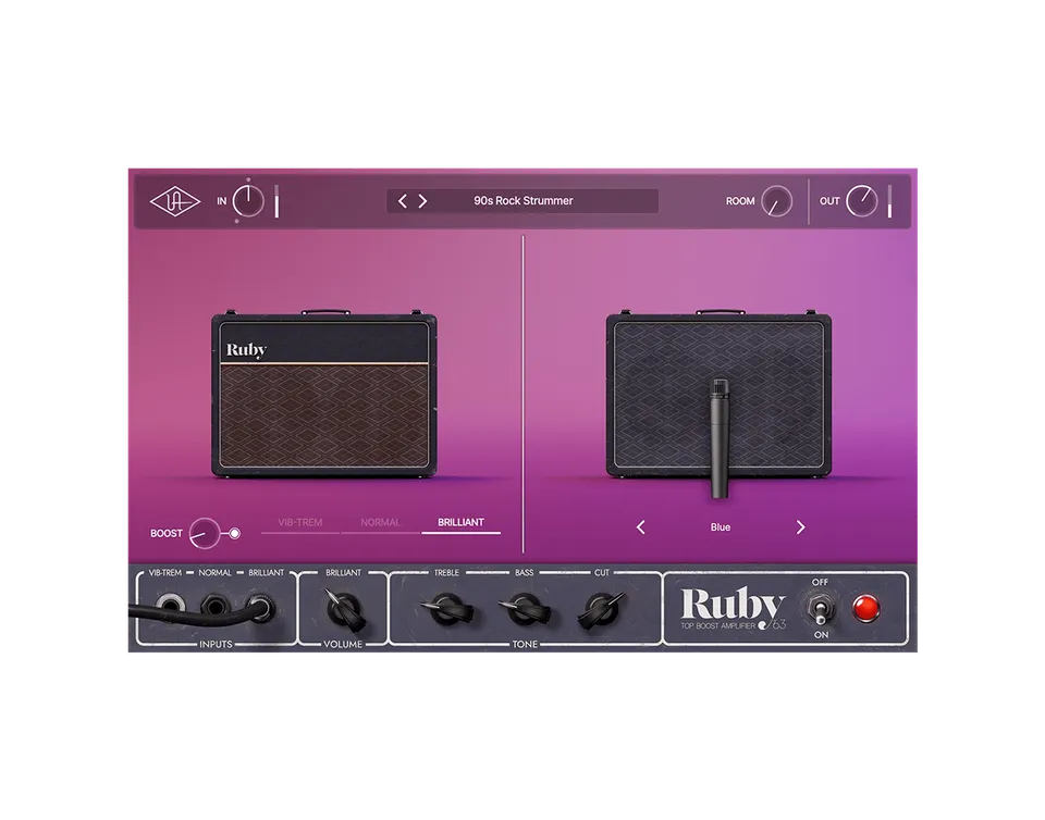 universal-audio-uad-ruby-63-top-boost-amplifier-uad-plug-in image 1