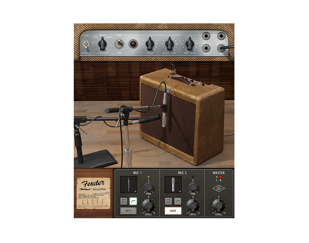 universal-audio-uad-fender-55-tweed-deluxe-authentische-tweed-amp-emulation-mit- image 1
