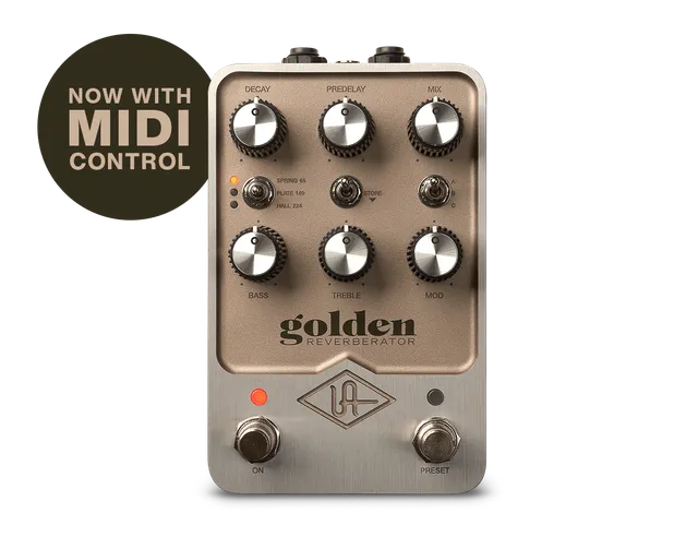 universal-audio-uafx-golden-reverberator-reverb-pedal-mit-spring-plate-und-digit image 1