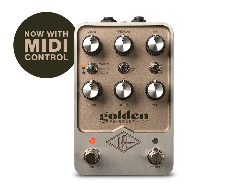 universal-audio-uafx-golden-reverberator-reverb-pedal-mit-spring-plate-und-digit image 1