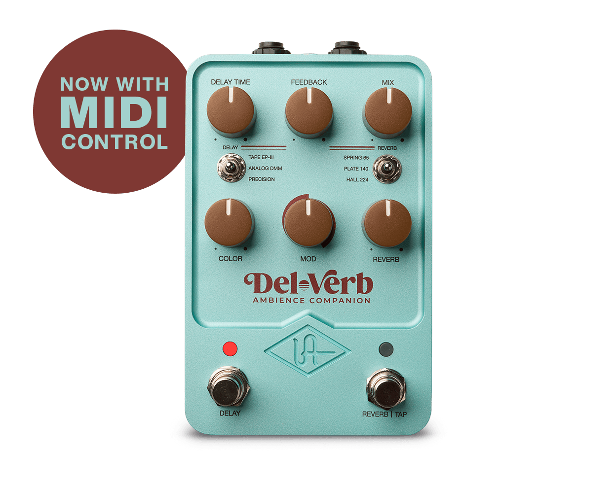 universal-audio-del-verb-ambience-companion-uafx-pedal image 1