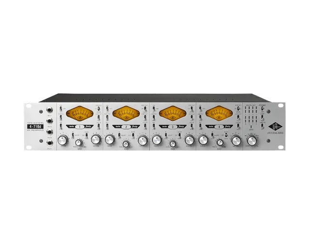 universal-audio-4-710d-four-channel-tone-blending-mic-preamp-w-dynamics-analoger image 1