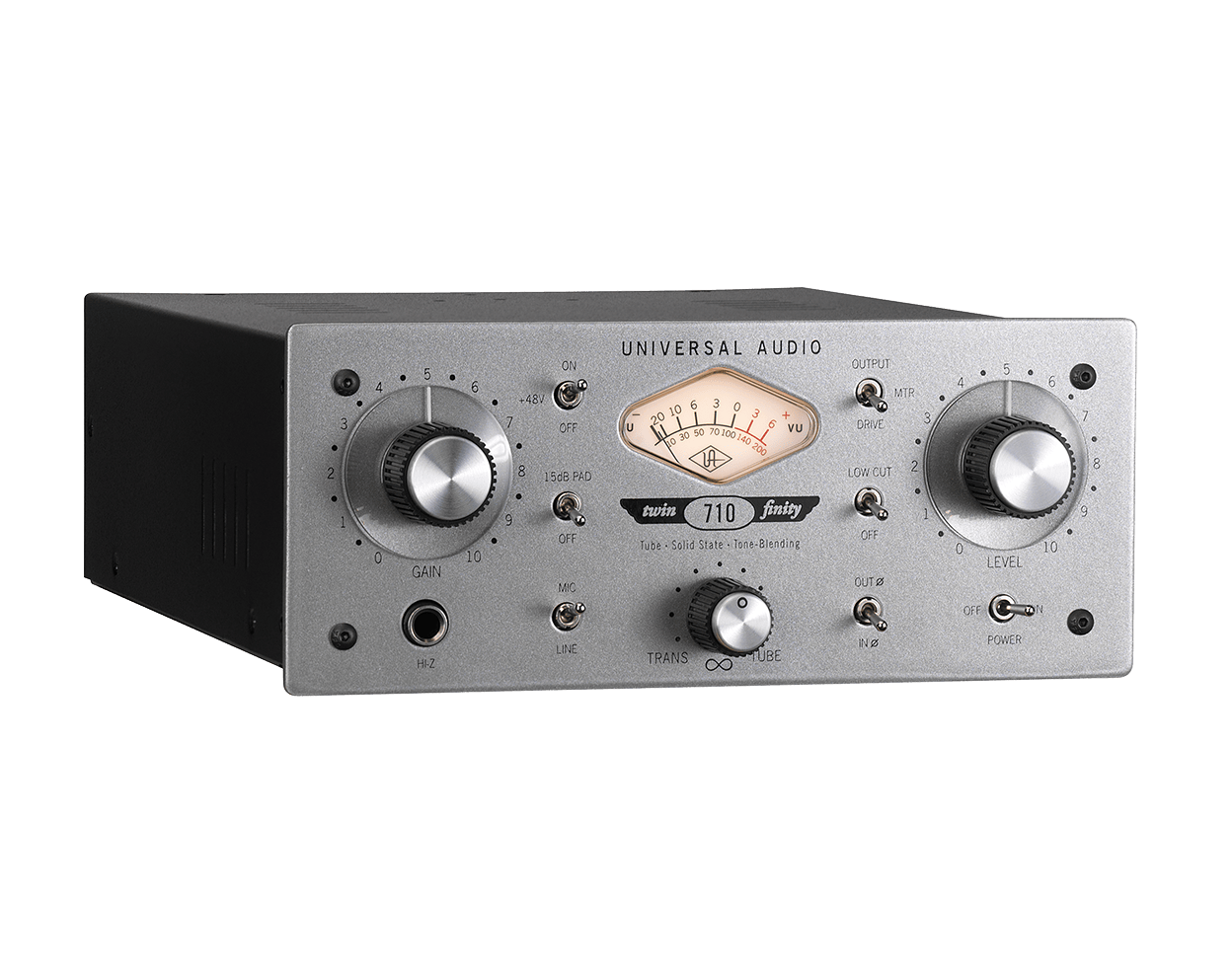 universal-audio-710-twin-finity-tone-blending-mic-preamplifier-analog-hardware image 3