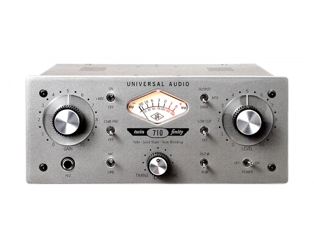 universal-audio-710-twin-finity-tone-blending-mic-preamplifier-analog-hardware image 1