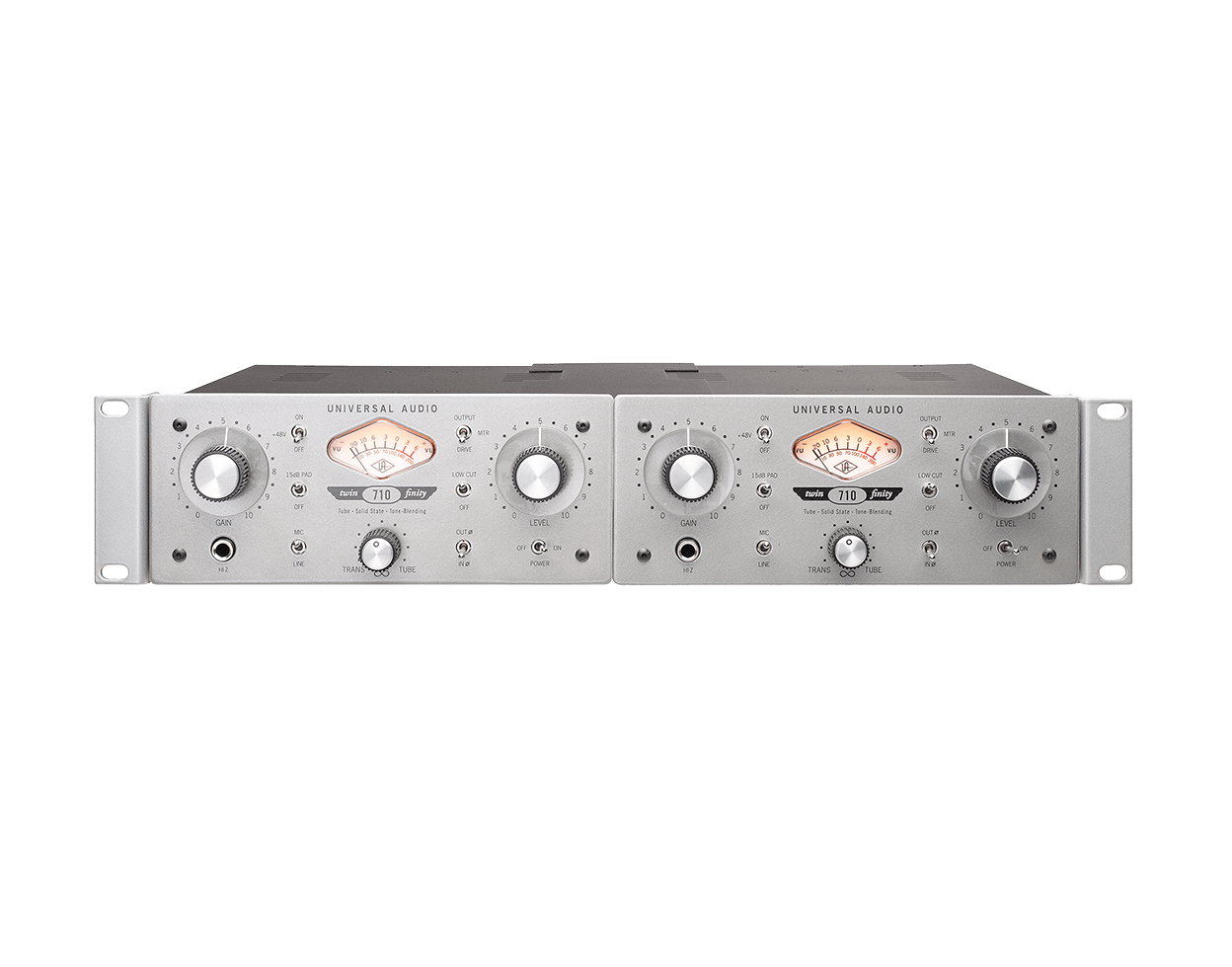 universal-audio-710-twin-finity-tone-blending-mic-preamplifier-analog-hardware image 2